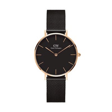 免運 帝安諾-實體店面 DW Daniel Wellington米蘭錶帶 黑錶帶 黑錶面 32mm DW00100201