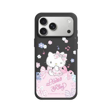 iPhone 17 Pro Max SolidX 黑 - 三麗鷗-Hello Kitty - 夢幻蝴蝶結