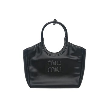MIU MIU IVY 皮革手袋肩背包黑色