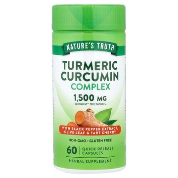 Nature's Truth, 姜黃素複合物，60 粒速釋膠囊