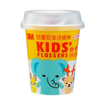 3M 兒童牙線棒杯裝55支入【悅兒園婦幼生活館】