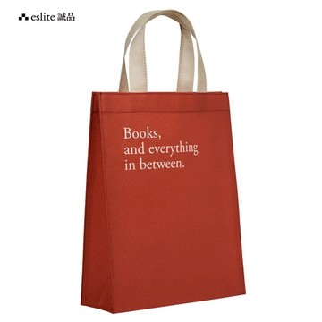 誠品環保購物袋/ 小/ 磚紅 eslite誠品