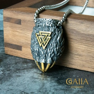 STEEL 鋼吊墜。勇氣符文．熊人德魯伊 | KA