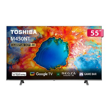 TOSHIBA REGZA 55型4K QLED Google TV液晶顯示器 55M450NT(含基本安裝)