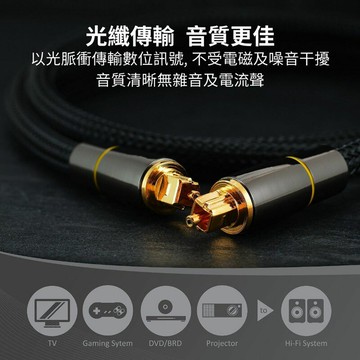 [4玉山網] 光纖音源線 SPDIF 光纖線 Toslink 1.5米 3米 數位光纖音源線 音響喇叭線 方對方連接線 OPTICAL (GX888) RR2