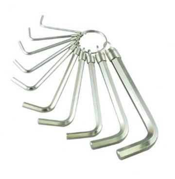 黑手牌 六角板手組 環裝 BH-001 BH-002 鉻釩鋼 六角板手 板手 扳手 扳手組 六角扳手 10入組