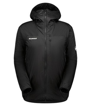 MAMMUT 男 Flex Air In Hooded Jacket AF 輕量防潑水透氣連帽外套/1013-02610-0001 黑