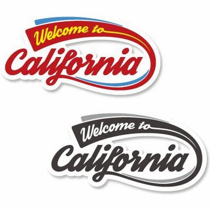 ステッカー アメリカン おしゃれ かっこいい 車 カリフォルニア アウトドア キャンプ スーツケース カーステッカー Welcome To California Decal ロゴ サイズm 通販 Lineポイント最大0 5 Get Lineショッピング