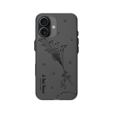 iPhone 17 Clear (相機按鈕) 酷墨灰 - Le Petit Prince 小王子 - 飛翔在空中