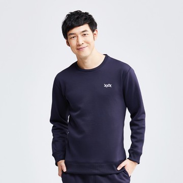 MIT極暖蜂巢刷毛上衣(湛海藍 男M-XXL)