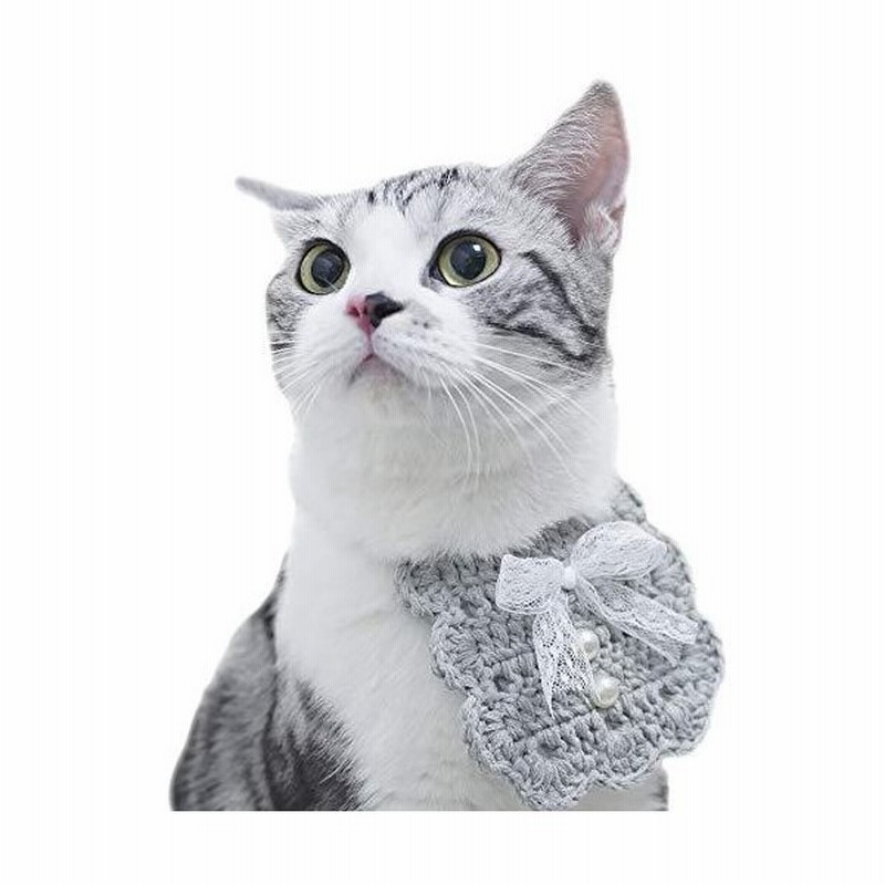 猫 首輪 かわいい 猫用首輪 軽量 調整可能 柔らかい ペットバンダナ スカーフ よだれカバー レース 食事 散歩 お出かけ ペット用品 通販 Lineポイント最大get Lineショッピング