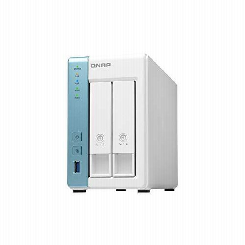 QNAP キューナップ 単体モデル TS-231K メモリ 1GB HDD-LESS NAS 2年