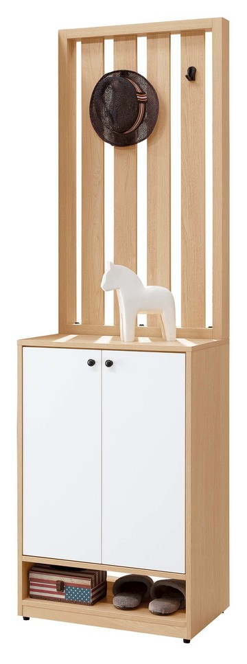 【尚品家具】HY-B388-02 佩芮2尺格柵隔間鞋櫃