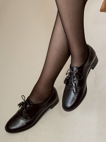 NO. Sienna Tassel Loafer_Black
