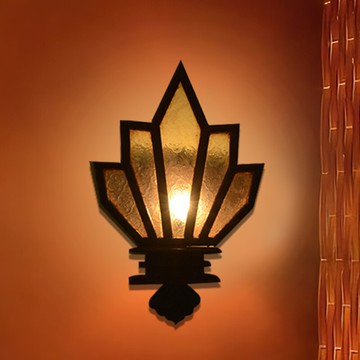 泰式復古實木工業風創意個性酒吧臺餐廳懷舊木質藝壁燈過道壁燈1入