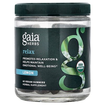 Gaia Herbs, 放鬆，45 粒軟糖