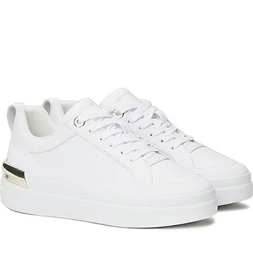 TOMMY HILFIGER LUX COURT SNEAKER 白色女款鞋子