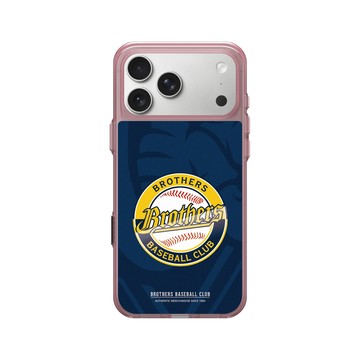 iPhone 17 Pro Max Clear (相機按鈕) 晶醺玫 - 職棒-中信兄弟 Brothers - 美式風格