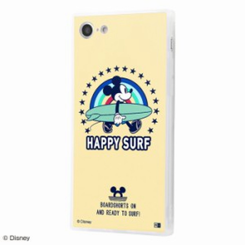 Iphone8 Iphone7 ケース スクエア ディズニー キャラクター 耐衝撃 Kaku トリプルハイブリッド ミッキーマウス Happy Surf Iphone Se2 I 通販 Lineポイント最大1 0 Get Lineショッピング