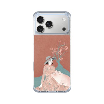 iPhone 17 Pro Max ClearX (MagSafe 兼容) 冰透藍 - 欣蒂小姐 Miss Cyndi - 靈獸 / 吾與紅櫻