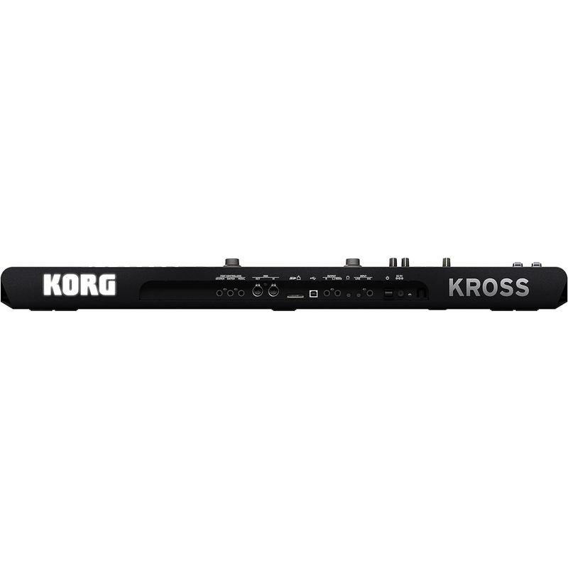 KORG キーボード シンセサイザー KROSS2 クロス 61鍵 スーパーマットブラック ファーストシンセに最適 音楽制作 ステージ ライ