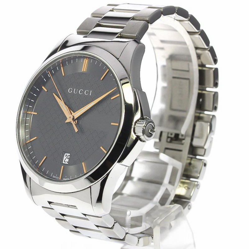 楽天市場】グッチ GUCCI 126.4 Gタイムレス Ref.YA126410