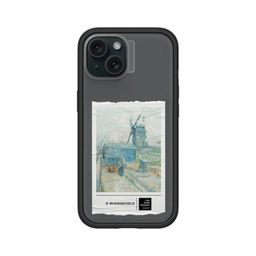 iPhone 15 Mod NX 黑 - Van Gogh Museum - 蒙馬特：風車和耕田
