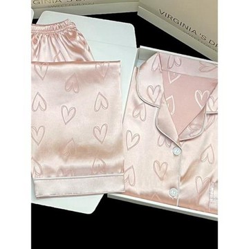 冰絲睡衣女春季長袖2026新款小香風高級感可外穿法式休閑家居服冬