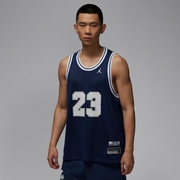 【NIKE】AS M J ESS SUMMER JERSEY 男 背心 藍色-HF9376410