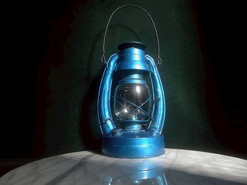 【老時光 OLD-TIME】早期二手大款歐美金屬油燈#1