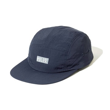日本限定 POLER FURRY FONT NYLON 5P CAP 五片尼龍帽 / 海軍藍