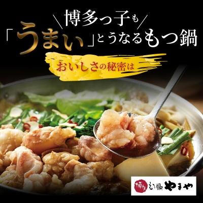 ふるさと納税 上毛町 やまや　博多もつ鍋　あごだし醤油味(1〜2人前)上毛町