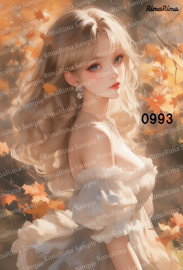 0993 原創貼紙 原創人物貼紙 貼紙 標籤 りまりま RimaRima