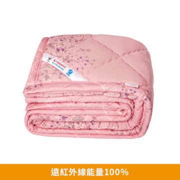 【卓瑩】奈米遠紅外線-金枝粉紫毯被-秋冬-5x7呎