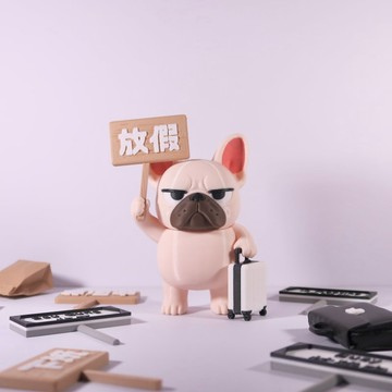 員工編號009,放假法鬥,旅行社畜,辦公室擺設  - 模型/擺設/3D列印