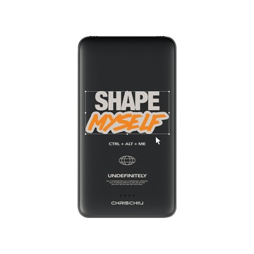 【品牌聯名】CHRISCHIU SHAPE MYSELF雙線快充10000mAh行動電源