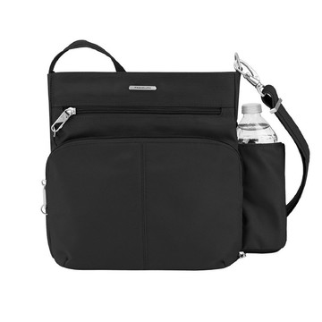 【TRAVELON】Classic四層防盜斜背包(黑) | RFID 單肩包