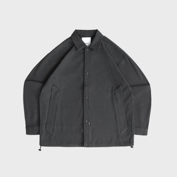 DYCTEAM - 日本斜紋彈性_寬鬆襯衫抽繩外套