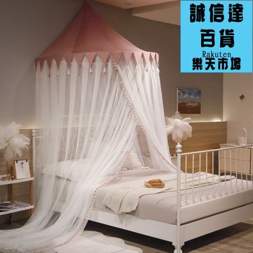 蚊帳 A類半圓吊頂蚊帳 公主風唯美浪漫系列無痕側掛床幔家用單開門加密