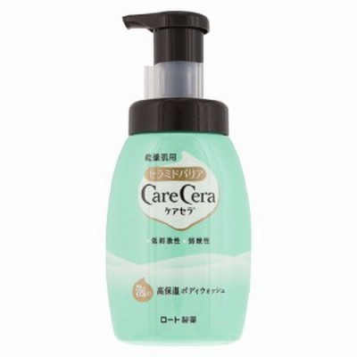 泡の高保湿ボディウォッシュ 450ml ケアセラ(CareCera) ロート製薬(ROHTO)
