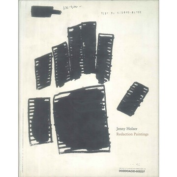 Jenny Holzer: Redaction Paintings -9780975331781 絕版英文設計書 [建築人設計人的店-上博圖書]