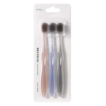 FaSoLa Ag+銀離子0.18mm高密植牙刷(3入)2組