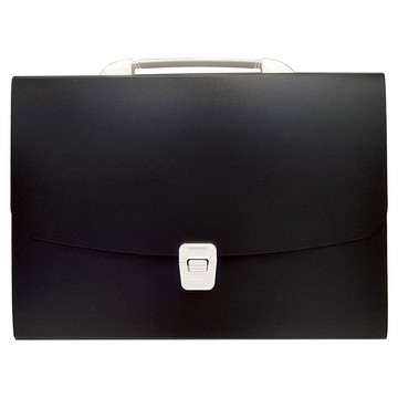 OTO 歐迪奧文具 13格手提式風琴文件夾 A4  沉穩黑  1個