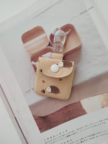 【5日內出貨】刺蝟  正方平安符袋 香火袋 彌月禮物 平安符袋