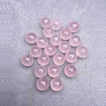 【肯爸水晶嚴選】馬達加斯加冰粉晶A8mm/全孔/隔珠/配珠/手工串珠編織/材料珠/DIY/單顆/單珠/水晶/天然/現貨