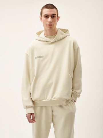 PANGAIA - 365 Midweight Soft Organic Cotton Hoodie - travertine beige - S S