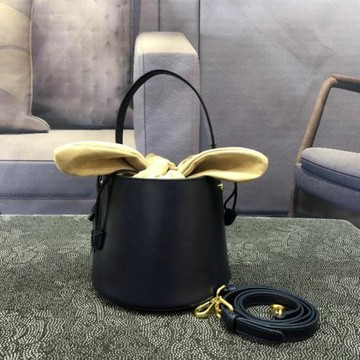 熙熙貍百搭手提單肩兔子真皮女包
