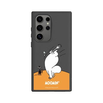 Galaxy S24 Ultra SolidSuit 黑 - Moomin - 倒立看世界