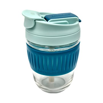 LocknLock 樂扣樂扣 手持玻璃杯  深綠色  350ml  1個