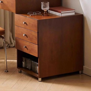 床頭櫃 邊櫃 側櫃 邊幾 茶几 床頭櫃實木現代簡約儲物櫃小戶型床邊櫃小型客廳家用臥室收納